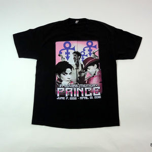 Prince In Loving Memory Tribute T-shirt Sz Large